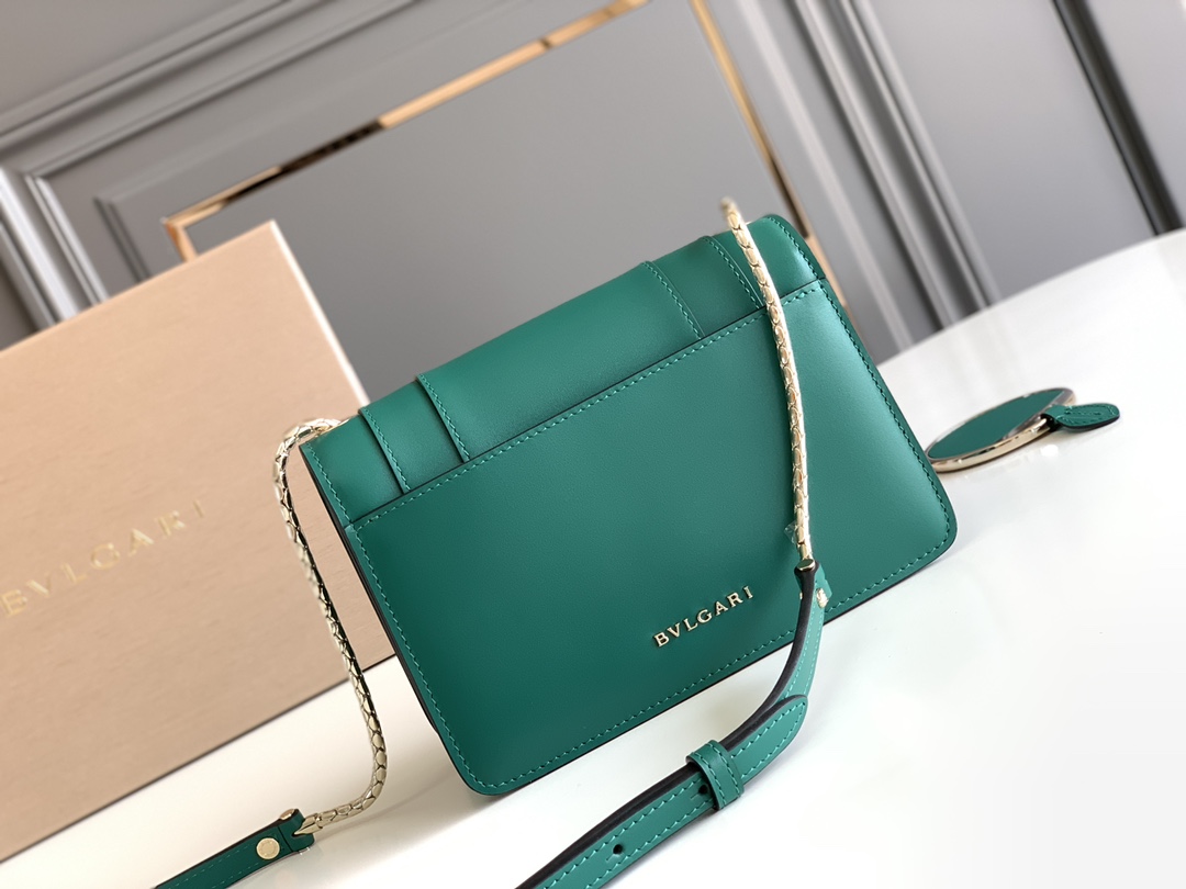 Bvlgari Serpenti Forever Crossbody Bag Green